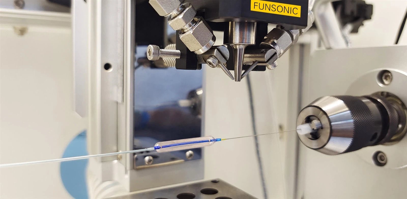 Ultrasonic Spray Coating for Balloon catheter Ultrasonic Spray Coating for Balloon catheter